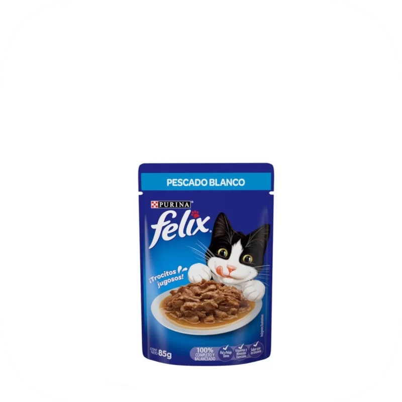 Sachet Felix Adultos 15 Unidades Pescado Blanco