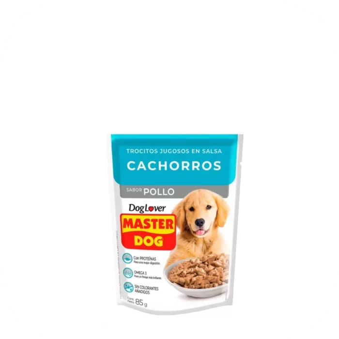 Sachet Master Dog Cachorro Pollo 20 Unidades
